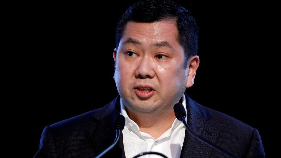 FILE PHOTO: Indonesian billionaire Hary Tanoesoedibjo speaks on