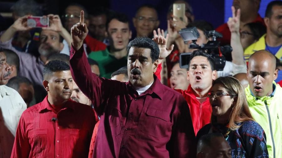 Presiden Venezuela Nicolas Maduro menuduh pemerintah sayap kanan Chile, Kolombia, dan Meksiko membantu