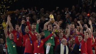 VIDEO: Timnas Spanyol Rebut Gelar Perdana di Piala Dunia 2010
