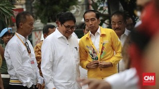Jokowi Mengaku Mesra dengan Airlangga Setiap Hari