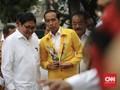Jokowi dan Ketum Parpol Pengusung Hadiri HUT Golkar ke-54