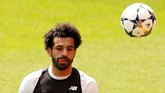 Winger asal Mesir Mohamed Salah akan menjadi andalan Liverpool untuk membobol gawang Real Madrid pada laga final Liga Champions 2018. (REUTERS/Andrew Yates)