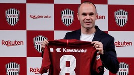 Andres Iniesta Resmi Gabung Vissel Kobe
