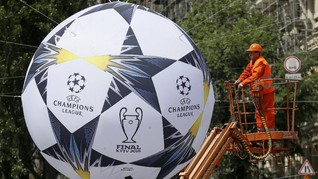 FOTO: Kiev Bersolek Jelang Final Liga Champions 2018