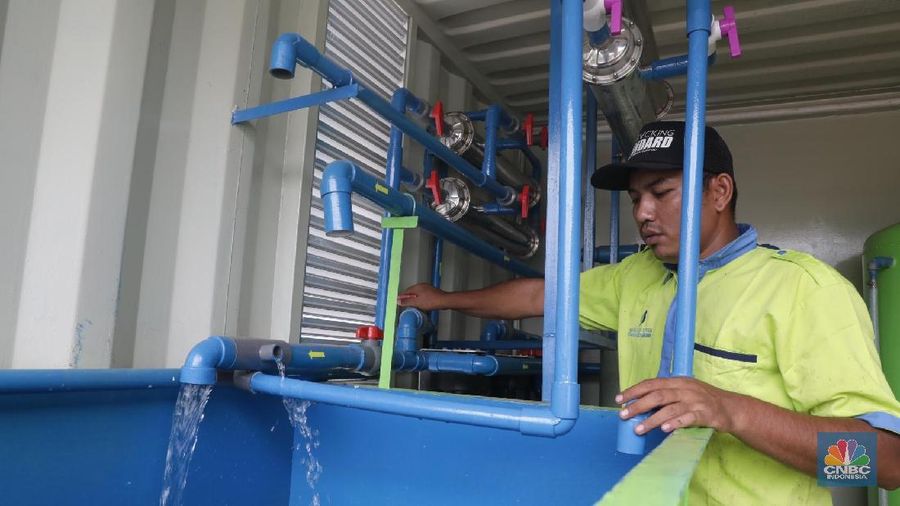 Hanya perlu diproses 30 menit dan siap untuk dikonsumsi sebagai air bersih.