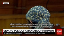 SIDANG PLEIDOI AMAN ABDURRAHMAN