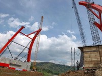 Foto: Jembatan Kali Kuto Bisa Dilewati H-2 Lebaran