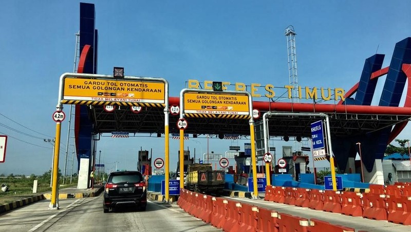 Jalan Tol seksi 3 dan 4 Pejagan-Pemalang sepanjang 37,3 km dari Brebes Timur hingga Pemalang dalam kondisi mantap siap operasi