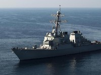 Kapal perang AS berlayar di Perairan China Selatan