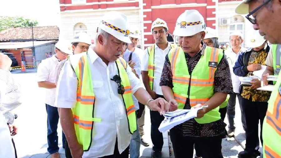 Penataan Kota Lama Semarang dilakukan selama 2 Tahun sejak 2017 dan ditargetkan rampung akhir 2018.