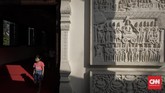 Wihara yang berlokasi di daerah Sunter, Jakarta Utara ini didirikan dengan harapan untuk menjadi mother temple atau wihara induk bagi wihara-wihara Theravada lain di Indonesia. (CNNIndonesia/Adhi Wicaksono)