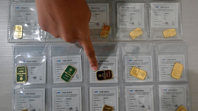 Harga Emas Antam Tertahan di Rp662 Ribu per Gram