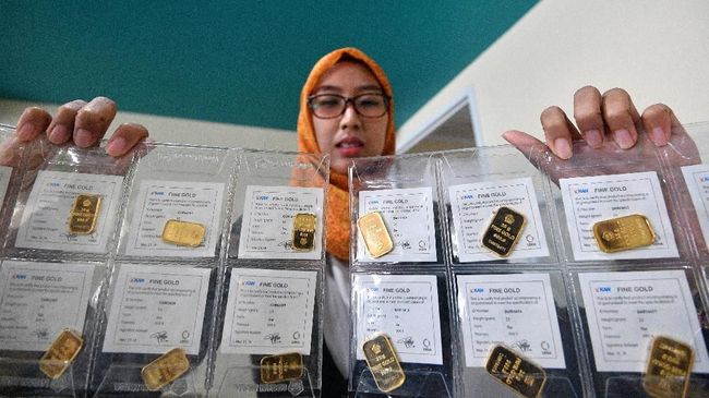 Emas Antam Naik Rp2.000 per Gram jadi Rp707 Ribu