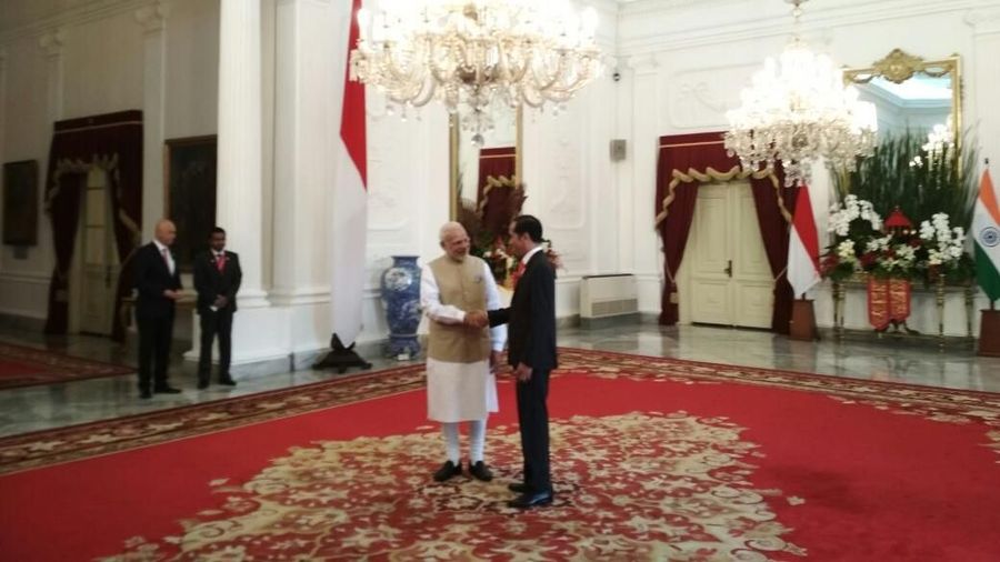 Ini merupakan kunjungan balasan Modi setelah sebelumnya Jokowi melakukan kunjungan bilateral di India bulan Januari lalu.