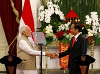 Bertemu Modi, Jokowi Teken 15 MoU dengan India