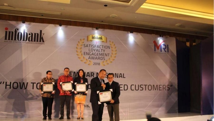 Bank Bukopin berhasil meraih peringkat 1 bank umum BUKU 3 dengan indeks SLE tertinggi.