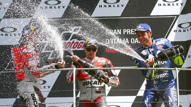 Valentino Rossi Bingung Bisa Ada di Posisi Ketiga MotoGP 2018