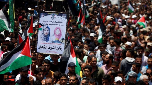 Israel Klaim Tak Sengaja Tembak Perawat Palestina
