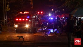 Kebakaran di Pasar Kambing Tanah Abang, 24 Damkar Dikerahkan