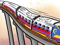 Penampakan Rute Kereta Cepat Malaysia-Singapura yang Batal