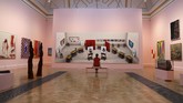 Dalam penyelenggaraan ke-250 ini, akan ada lebih dari 1.300 karya seni yang dipamerkan. Royal Academy pun menyebutnya sebagai pergelaran seni terbesar dan tertua di dunia. (REUTERS/Peter Nicholls)