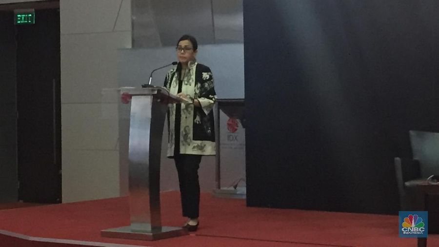 Sri Mulyani memaparkan proyeksi asumsi makro yang tercantum dalam Anggaran Pendapatan dan Belanja Negara (APBN) 2018