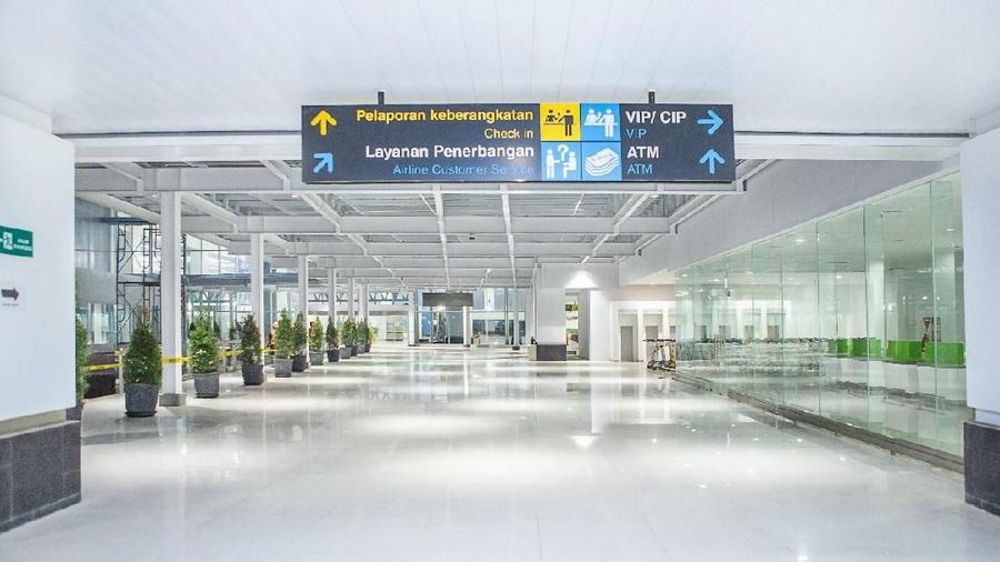 Terminal Baru Bandara Ahmad Yani memiliki luas sembilan kali lebih besar dibanding luasan terminal bandara lama.