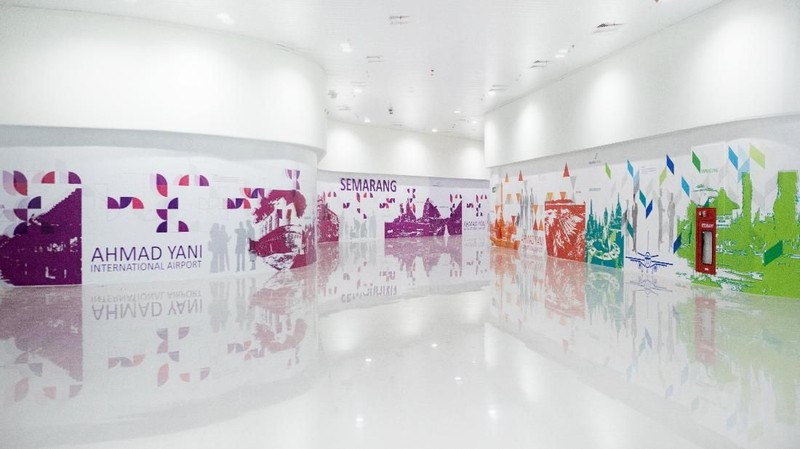 Terminal Baru Bandara Ahmad Yani memiliki luas sembilan kali lebih besar dibanding luasan terminal bandara lama.