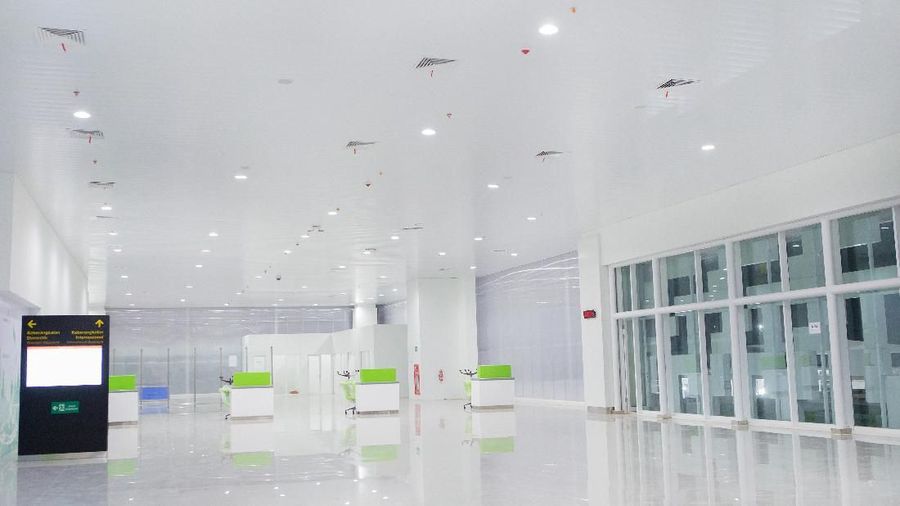 Terminal Baru Bandara Ahmad Yani memiliki luas sembilan kali lebih besar dibanding luasan terminal bandara lama.