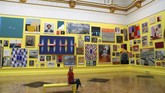 Pameran musim panas Royal Academy of Arts akan kembali digelar di Palladian, dekat Piccadilly Circus, London. Pameran seni itu dijadwalkan dibuka 12 Juni sampai 19 Agustus. (REUTERS/Peter Nicholls)