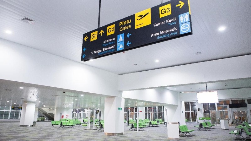 Terminal Baru Bandara Ahmad Yani memiliki luas sembilan kali lebih besar dibanding luasan terminal bandara lama.