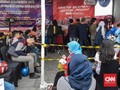 Antusiasme Calon Pemudik Padati Posko Angkutan Motor Gratis