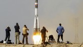 Sesuai tradisi, Soyuz MS-09 memliki nama panggilan Altai yang berarti 'gunung emas' merujuk pada nama pegunungan di Asia Tengah dan Timur -- titik pertemuan Rusia, China, Mongolia, dan Kazakhstan. (dok. REUTERS/Shamil Zhumatov)