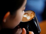 Latte Art Wajah Pemimpin Dua Korea dalam Secangkir Kopi Susu