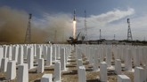 Kondisi cuaca yang mendukung dan minimnya kendala teknis menjadikan faktor positif bagi peluncurkan ke-138 roket Soyuz.(dok. REUTERS/Shamil Zhumatov)