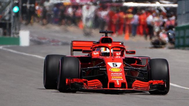 Sebastian Vettel Pole Position di F1 GP Kanada