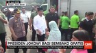 Presiden Jokowi Bagi Sembako Gratis