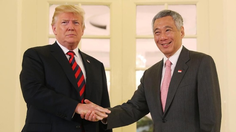 Menu makan siang pada salina pertemuan Trump dan Lee berupa Lobster bisque, beef tenderloin, dan es krim.