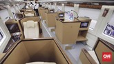 Kereta sleeper class ini mulai tersedia pada rangkaian Kereta Api Argo Anggrek dengan rute Stasiun Gambir-Stasiun Surabaya Pasarturi dan sebaliknya. (CNNIndonesia/Adhi Wicaksono)