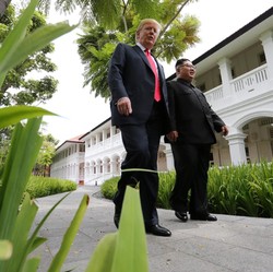 Jelang Bertemu Kim Jong Un, Sikap Trump Makin Kalem