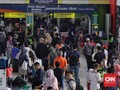 Sebanyak 43 Ribu Penumpang Kereta Api Tiba di Jakarta