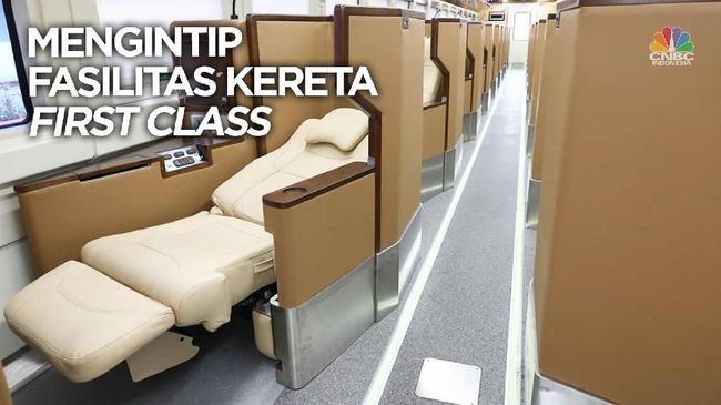 Video : Yuk, Intip Fasilitas Mewah di Kereta First Class KAI