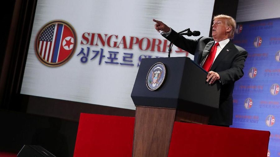Korea Utara dan Amerika Serikat (AS) telah menandatangani perjanjian yang berisi, salah satunya, janji denuklirisasi Semenanjung Korea.