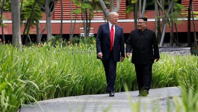 Kim Jong-un Kirim Pesan Perdamaian untuk Trump di Akhir 2018