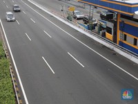 Sepinya Jalanan Jakarta Saat Ditinggal Mudik Warga Ibukota