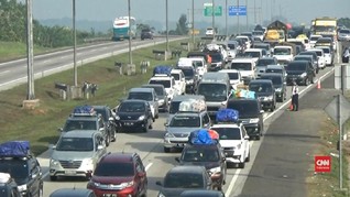 VIDEO: Padat merayap Tol Cipali, Jakarta-Jateng