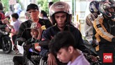 Kemenhub hanya menyediakan satu jalur pada program mudik gratis ini, yaitu dari Tanjung Priok menuju Tanjung Emas, Semarang. (CNN Indonesia/Andry Novelino)