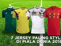 Video: 7 Jersey Paling Stylish di Piala Dunia 2018