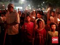 FOTO: Nyala Obor kala Takbir Bergema