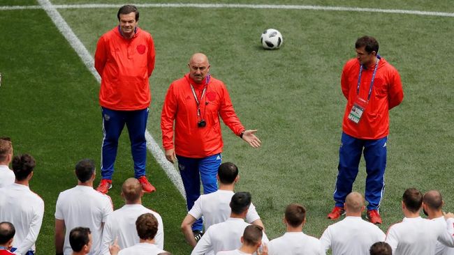 Timnas Rusia Lepas Ketegangan dengan Main 'Video Game'